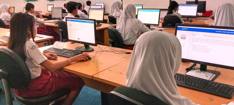 SD Negeri Ungaran 1 Yogyakarta melaksanakan TPM Berbasis komputer Tahap 2